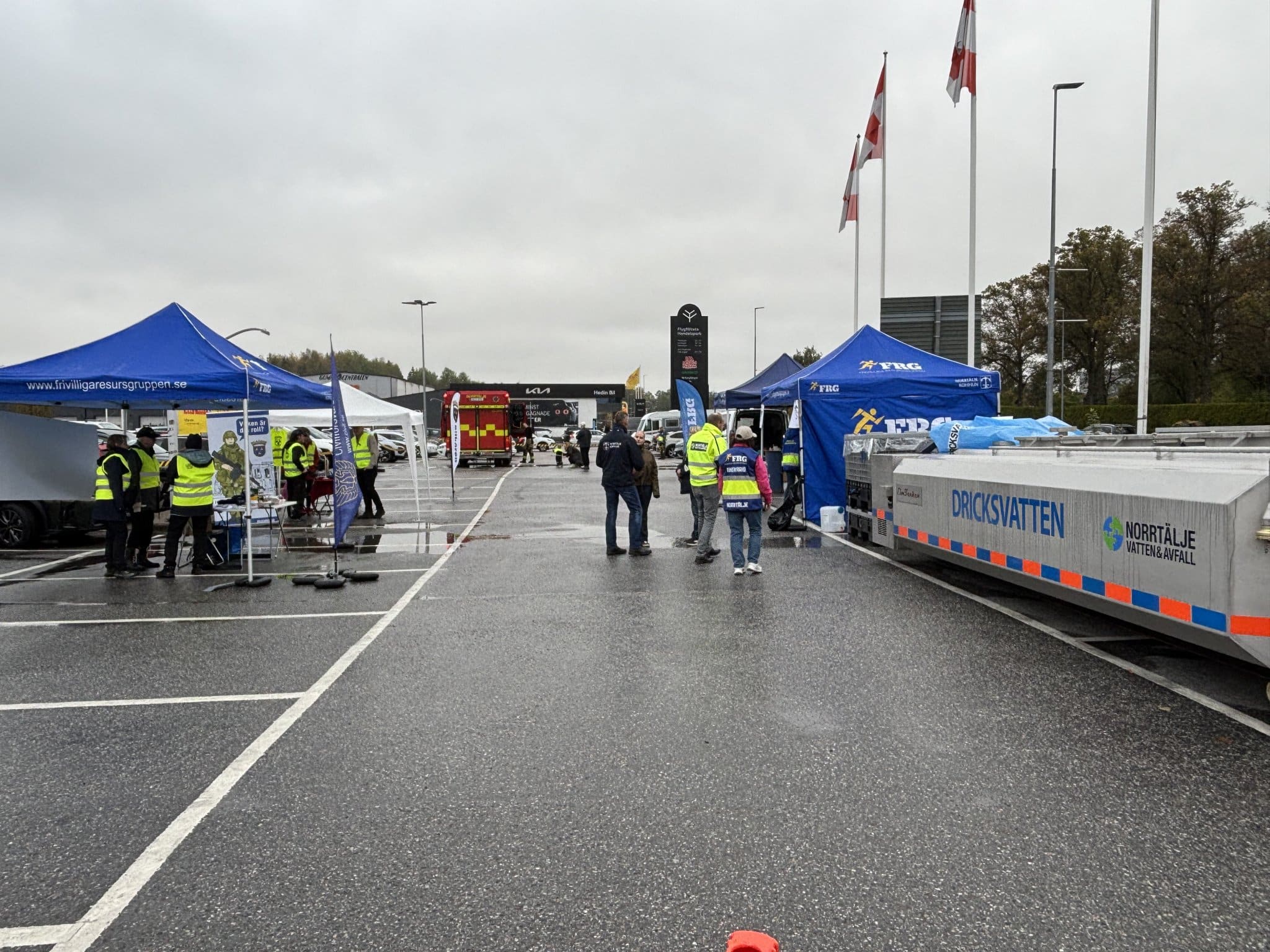 Beredskapsdagen utanför Flygfyen alla aktörer